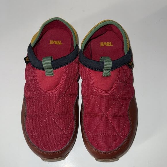 Teva Re Ember Moccasin Persian Red/Brown Multi kids size 4 - Picture 4 of 8